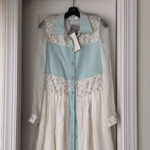 NWT $750 Christian Siriano Silk Dress